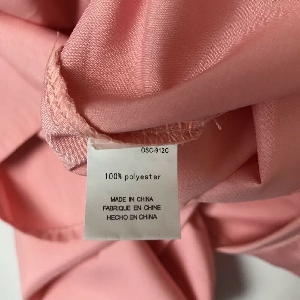 Cupshe Alarm Falbala Ruffle Dress Pink Sz L - Picture 6 of 8